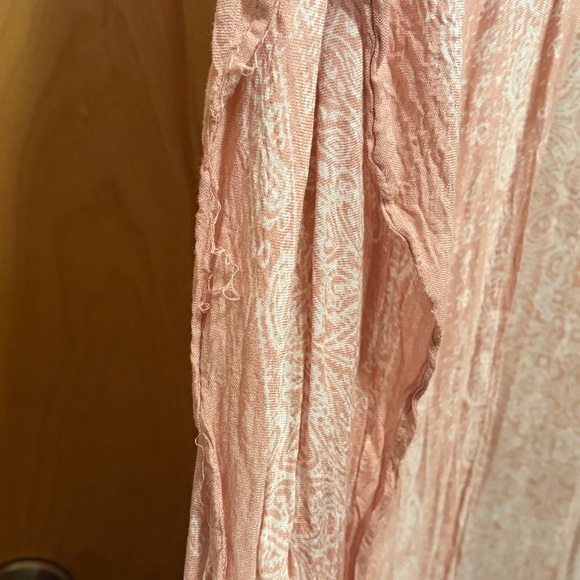 Pink Patterned Long Kimono - Picture 2 of 2